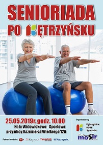 SENIORIADA PO KĘTRZYŃSKU – ZAPRASZAMY 25.05.2019r.