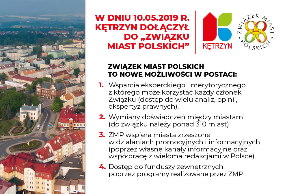 Kętrzyn w Związku Miast Polskich.