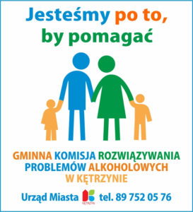 Jesteśmy po to by pomagać. Gminna komisja rozwiązywania problemów alkoholowych w kętrzynie. Urząd Miasta Kętrzyn tel. 89 752 05 76