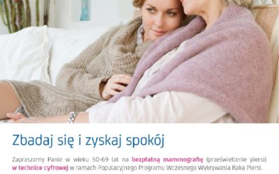 LUX MED Diagnostyka zaprasza na bezpłatne badania mammograficzne finansowane przez NFZ