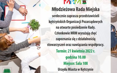 Młodzieżowa Rada Miejska zaprasza do współpracy kętrzyńskie Organizacje Pozarządowe