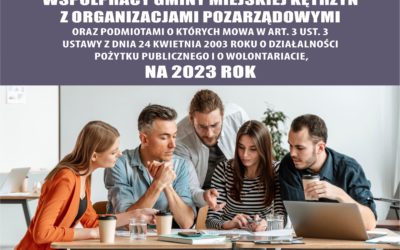 Prace nad rocznym Programem Współpracy na 2023 rok z organizacjami pozarządowymi