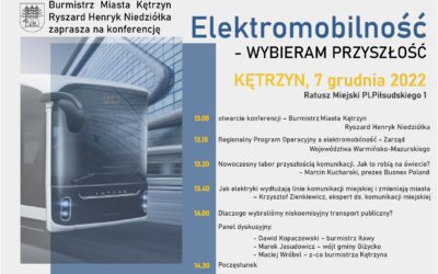 Burmistrz Miasta zaprasza na konferencję prasową dotyczącą Niskoemisyjnego Transportu Publicznego