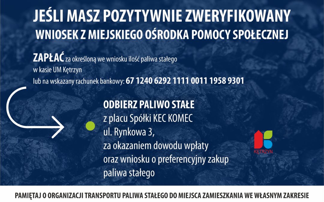 Informacja ws. Węgla w preferencyjnej cenie