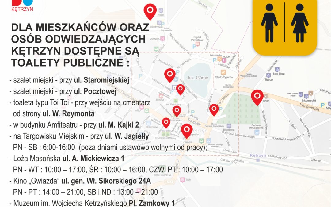 Toalety publiczne w Kętrzynie