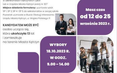 Nabór Kandydatów do MŁODZIEŻOWEJ RADY MIEJSKIEJ W KĘTRZYNIE